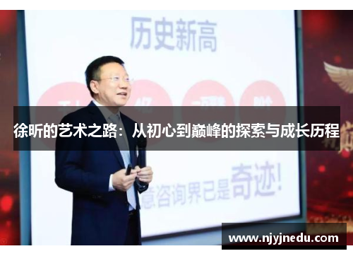 徐昕的艺术之路：从初心到巅峰的探索与成长历程